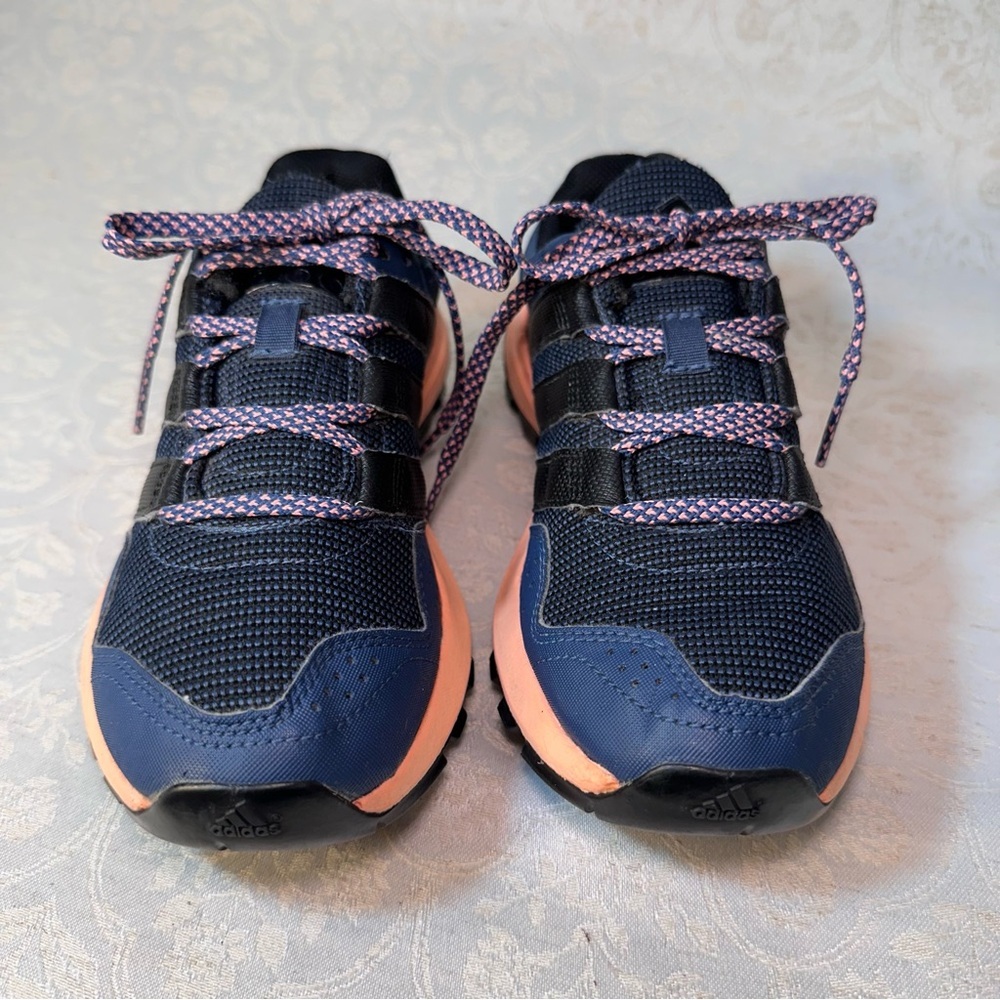Adidas Slingshot Womens Trail Running Blue Black Pink Tennis Shoe Sneaker Size 5 - Picture 5 of 7